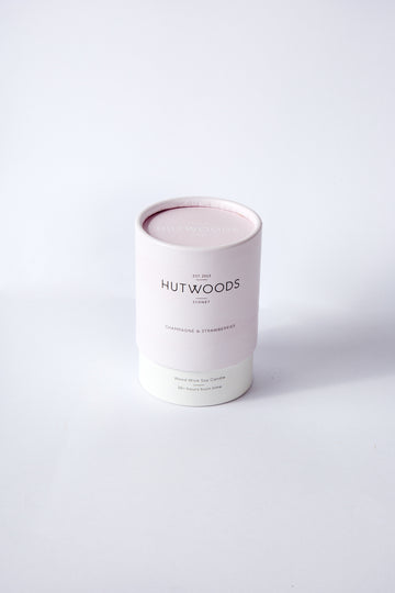 CHAMPAGNE & STRAWBERRIES WOODWICK CANDLE